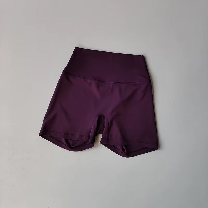 Yoga Gym Set Halter Top Set Yoga High Waist Shorts Set Backless Tights Bra Vest Seamless Stretch Ribbed Buttocks Lift Shorts Set